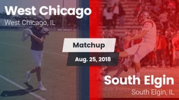 Matchup: West Chicago High vs. South Elgin  2018