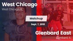 Matchup: West Chicago High vs. Glenbard East  2018