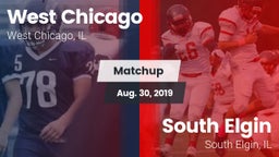 Matchup: West Chicago High vs. South Elgin  2019