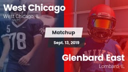 Matchup: West Chicago High vs. Glenbard East  2019