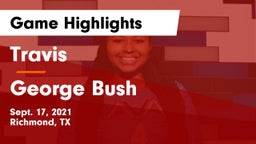 Travis  vs George Bush  Game Highlights - Sept. 17, 2021