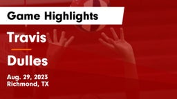 Travis  vs Dulles  Game Highlights - Aug. 29, 2023