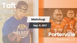 Matchup: Taft  vs. Porterville  2017