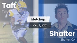 Matchup: Taft  vs. Shafter  2017
