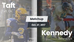 Matchup: Taft  vs. Kennedy  2017