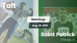 Matchup: Taft  vs. Saint Patrick  2018