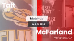 Matchup: Taft  vs. McFarland  2018