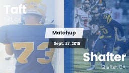 Matchup: Taft  vs. Shafter  2019