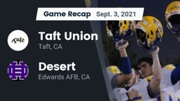 Recap: Taft Union  vs. Desert  2021