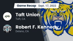 Recap: Taft Union  vs. Robert F. Kennedy  2022