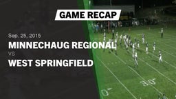 Recap: Minnechaug Regional  vs. West Springfield  2015