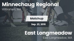 Matchup: Minnechaug Regional vs. East Longmeadow  2016
