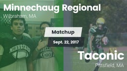 Matchup: Minnechaug Regional vs. Taconic  2017