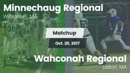 Matchup: Minnechaug Regional vs. Wahconah Regional  2017