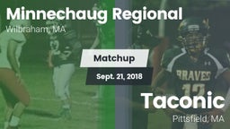 Matchup: Minnechaug Regional vs. Taconic  2018