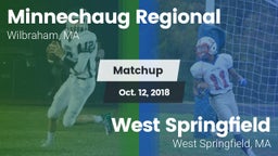 Matchup: Minnechaug Regional vs. West Springfield  2018