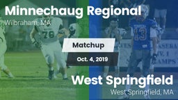 Matchup: Minnechaug Regional vs. West Springfield  2019