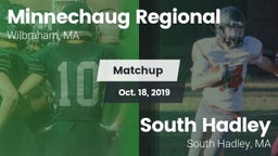 Matchup: Minnechaug Regional vs. South Hadley  2019