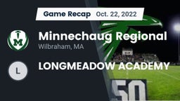 Recap: Minnechaug Regional  vs. LONGMEADOW ACADEMY 2022