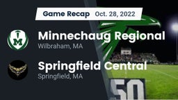 Recap: Minnechaug Regional  vs. Springfield Central  2022