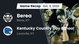 Recap: Berea  vs. Kentucky Country Day School 2020