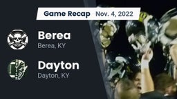 Recap: Berea  vs. Dayton  2022