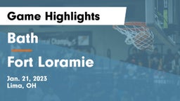 Bath  vs Fort Loramie  Game Highlights - Jan. 21, 2023