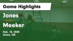Jones  vs Meeker  Game Highlights - Feb. 18, 2020