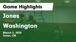 Jones  vs Washington  Game Highlights - March 3, 2020