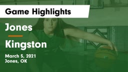 Jones  vs Kingston  Game Highlights - March 5, 2021