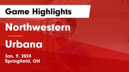 Northwestern  vs Urbana  Game Highlights - Jan. 9, 2024
