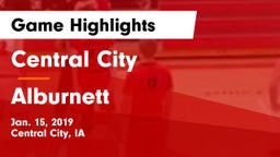 Central City  vs Alburnett  Game Highlights - Jan. 15, 2019
