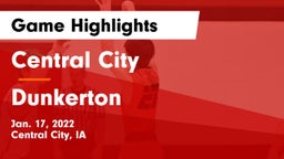 Central City  vs Dunkerton  Game Highlights - Jan. 17, 2022