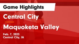 Central City  vs Maquoketa Valley  Game Highlights - Feb. 7, 2023