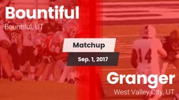 Matchup: Bountiful High vs. Granger  2017