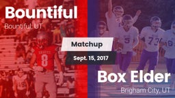 Matchup: Bountiful High vs. Box Elder  2017