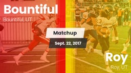 Matchup: Bountiful High vs. Roy  2017