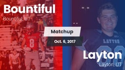 Matchup: Bountiful High vs. Layton  2017