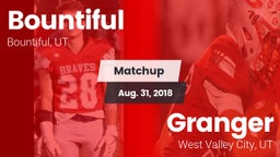 Matchup: Bountiful High vs. Granger  2018