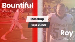 Matchup: Bountiful High vs. Roy  2018