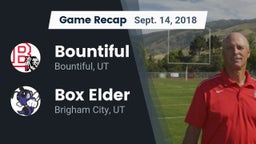 Recap: Bountiful  vs. Box Elder  2018