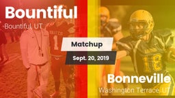 Matchup: Bountiful High vs. Bonneville  2019