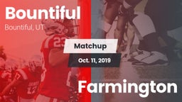 Matchup: Bountiful High vs. Farmington 2019