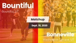 Matchup: Bountiful High vs. Bonneville  2020