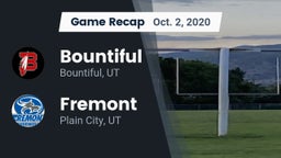 Recap: Bountiful  vs. Fremont  2020