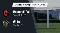 Recap: Bountiful  vs. Alta  2023