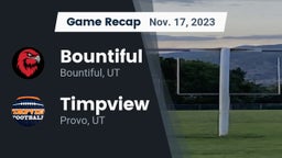Recap: Bountiful  vs. Timpview  2023
