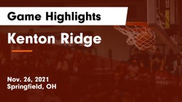 Kenton Ridge  Game Highlights - Nov. 26, 2021