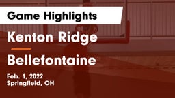 Kenton Ridge  vs Bellefontaine  Game Highlights - Feb. 1, 2022