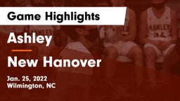 Ashley  vs New Hanover Game Highlights - Jan. 25, 2022
